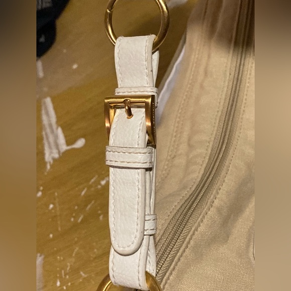 Stone Mountain beige and white shoulder bag - Picture 4 of 11